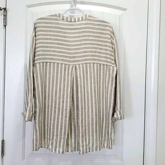 Madewell Linen Blend Lakeline Popover Shirt, Size XS - Picture 6 of 6